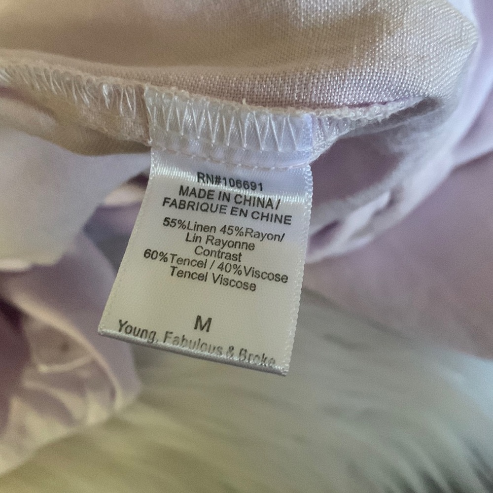 YFB Revolve Adrienne Jumpsuit in Lilac Size M - Picture 13 of 16